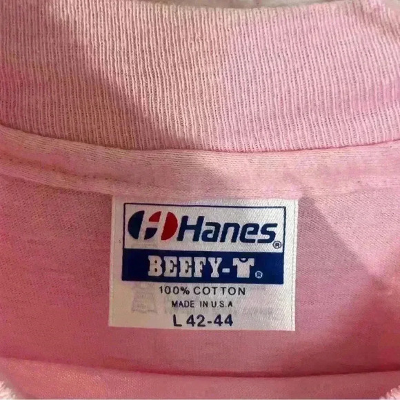 Hawaii Vintage Pink Surfer T-Shirt-Large - Picture 5 of 6